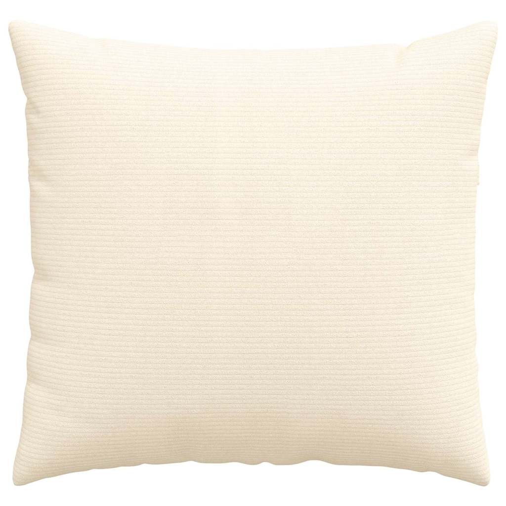 Sofapuder 2 pcs Creme 45 x 45 cm Velourstof