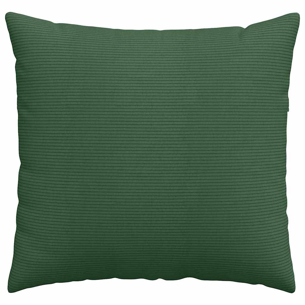 Sofapuder 2 pcs Mørkegrøn 45 x 45 cm Velourstof