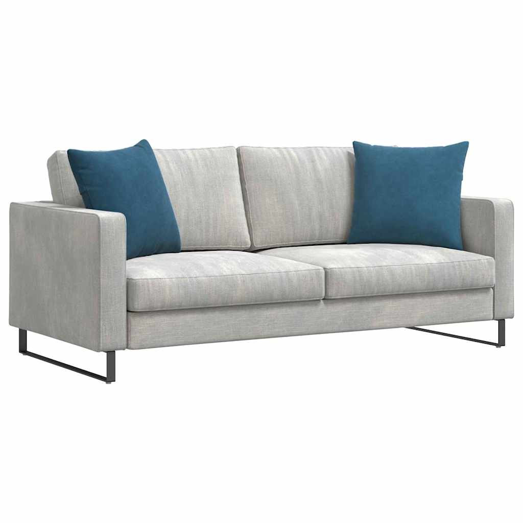 Sofapuder 2 pcs Blå 50 x 50 cm Velourstof