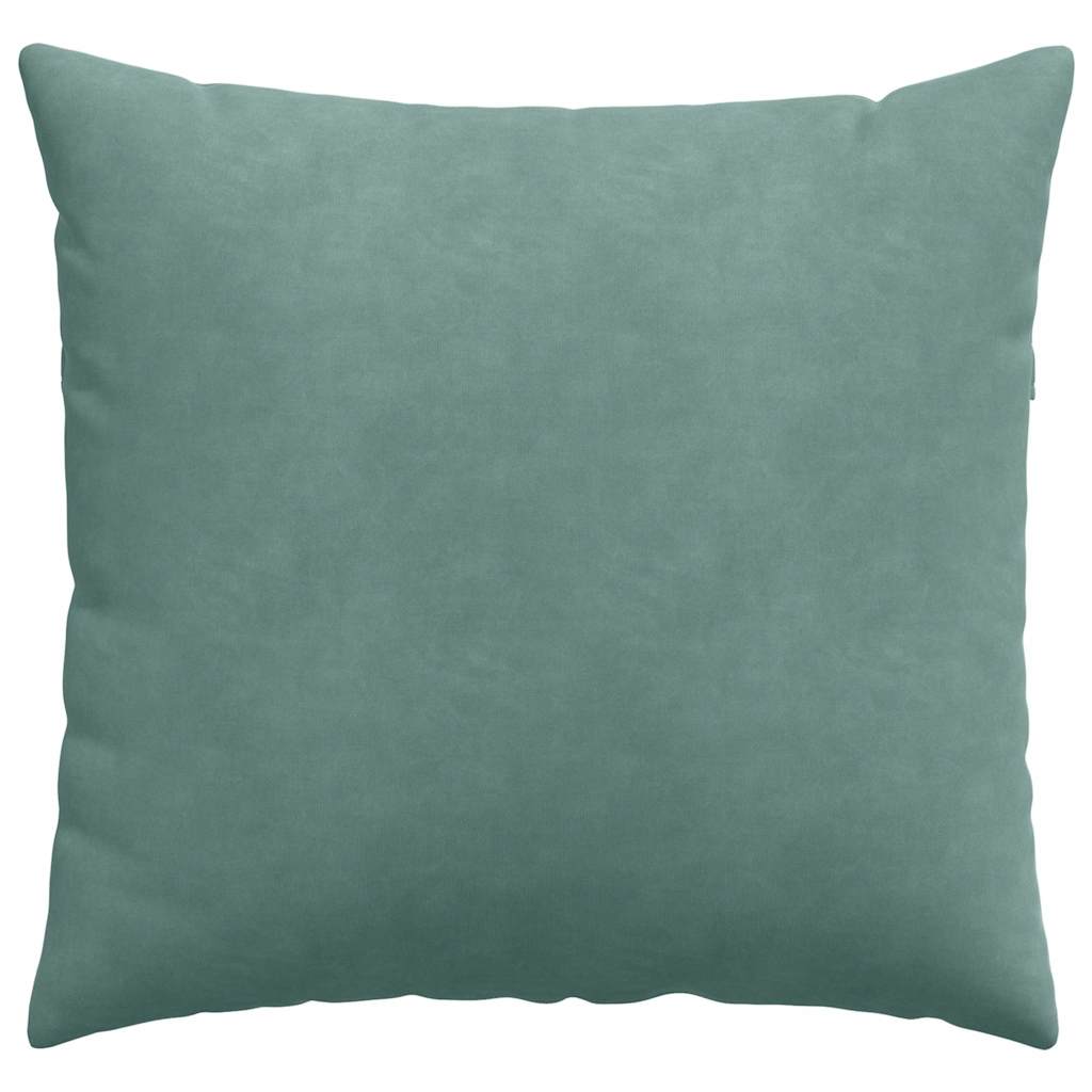 Sofapuder 2 pcs Havgrøn 50 x 50 cm Velourstof