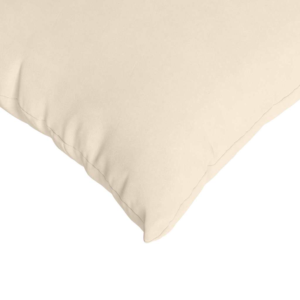 Sofapuder 2 stk. Stof Beige 50 x 50 cm