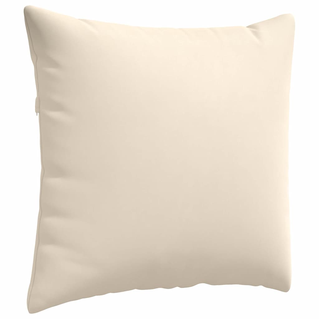 Sofapuder 2 stk. Stof Beige 50 x 50 cm