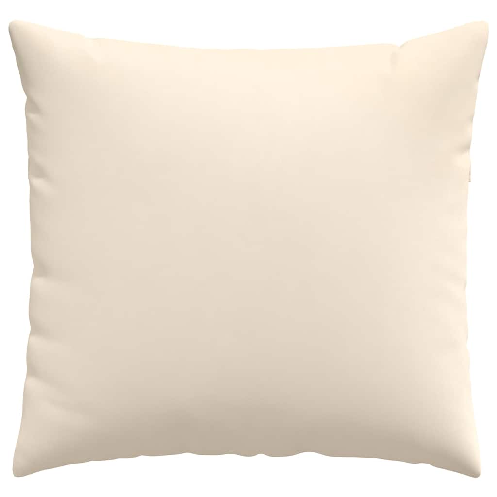 Sofapuder 2 stk. Stof Beige 50 x 50 cm