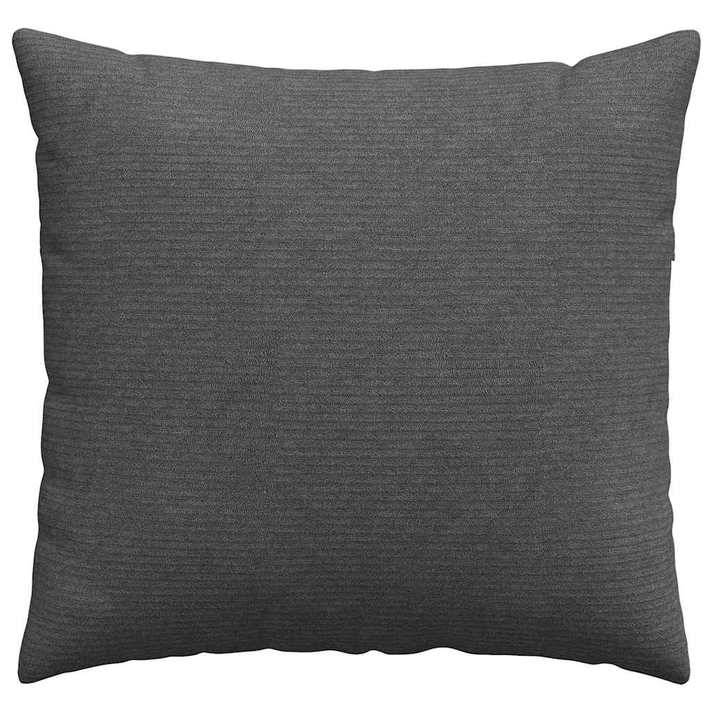 Sofapuder 2 pcs Mørkegrå 50 x 50 cm Velourstof