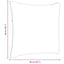 Sofapuder 2 pcs Creme 50 x 50 cm Velourstof