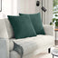 Sofapuder 2 pcs Mørkegrøn 60 x 60 cm Velourstof