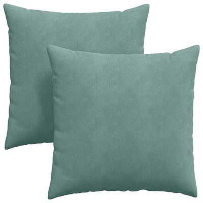 Sofapuder 2 pcs Havgrøn 60 x 60 cm Velourstof