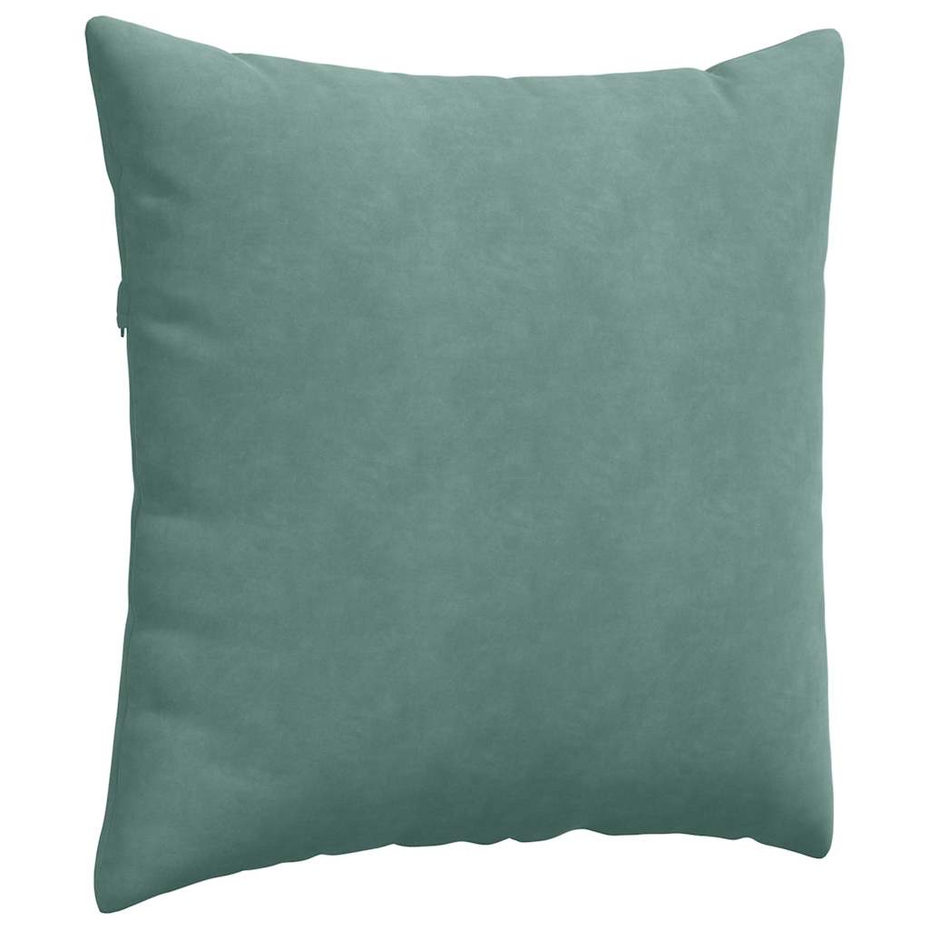 Sofapuder 2 pcs Havgrøn 60 x 60 cm Velourstof