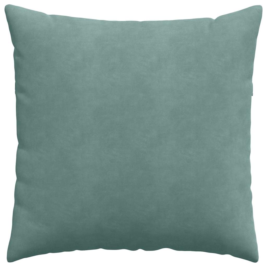 Sofapuder 2 pcs Havgrøn 60 x 60 cm Velourstof