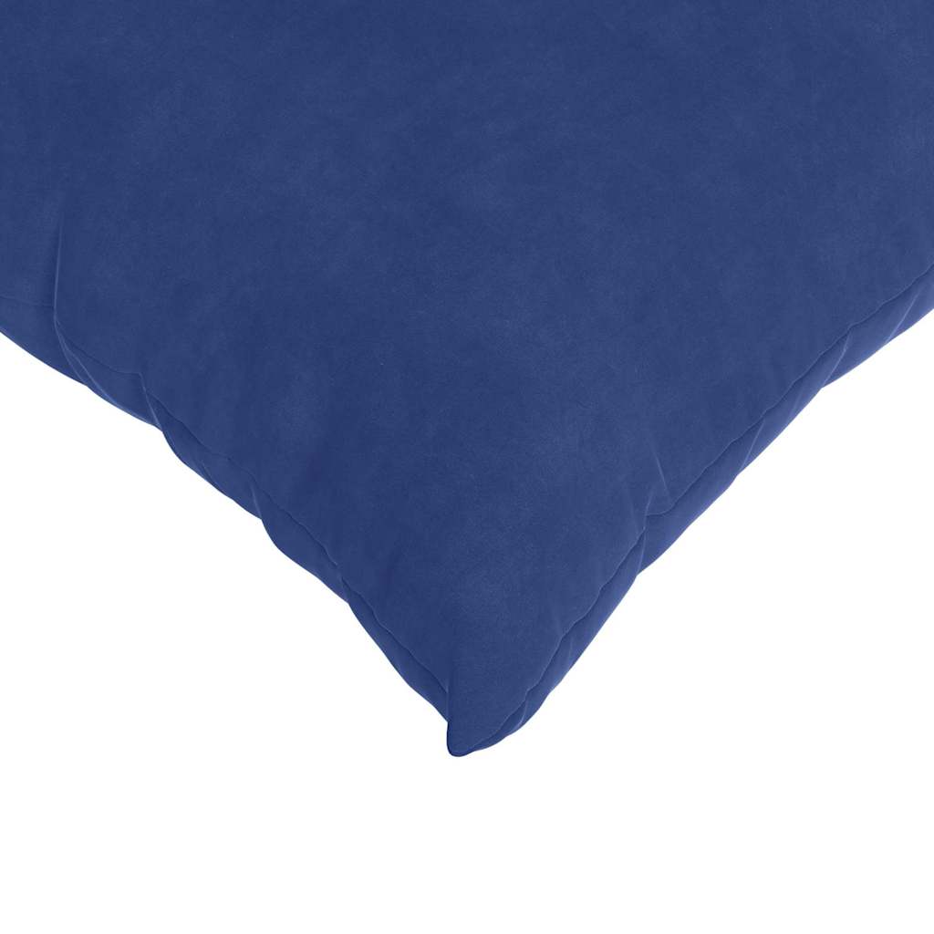 Sofapuder 2 pcs Politi blå 60 x 60 cm Velourstof