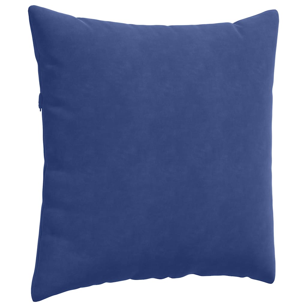 Sofapuder 2 pcs Politi blå 60 x 60 cm Velourstof