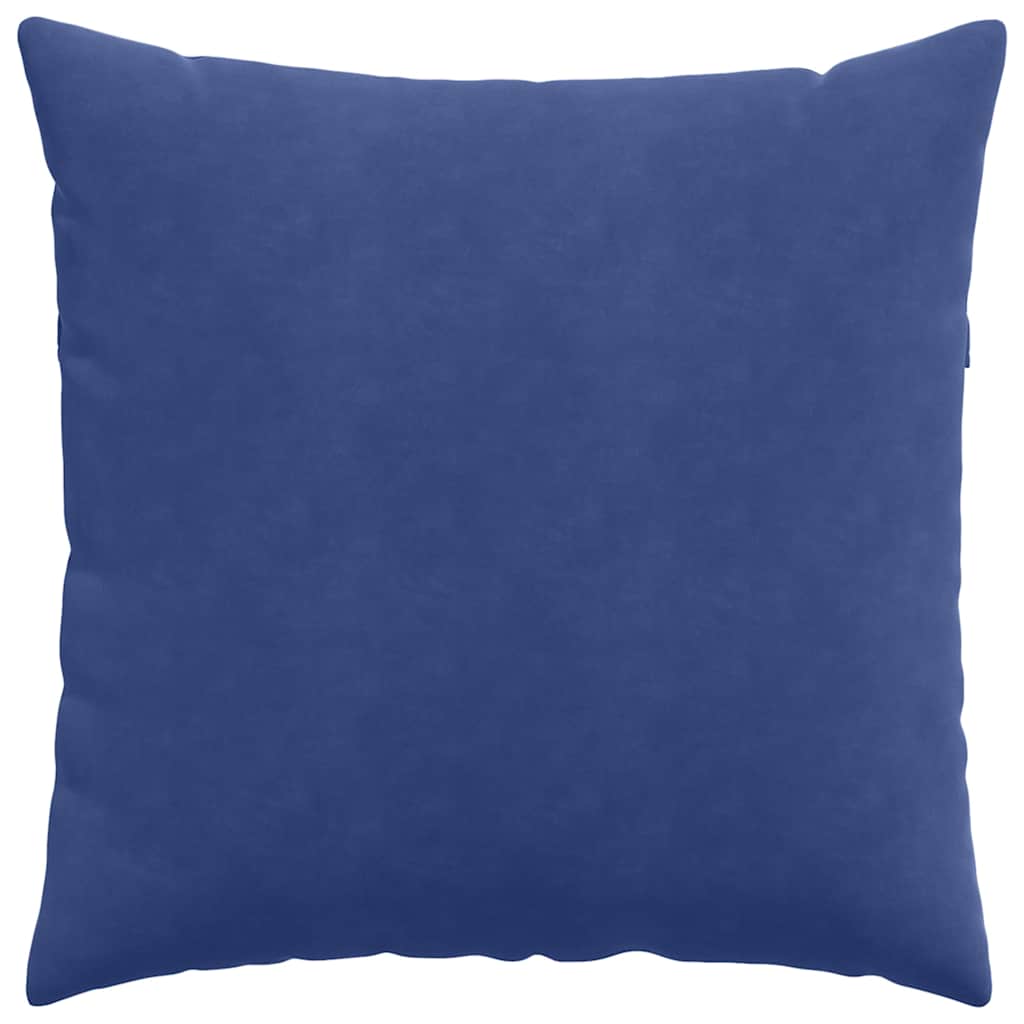 Sofapuder 2 pcs Politi blå 60 x 60 cm Velourstof