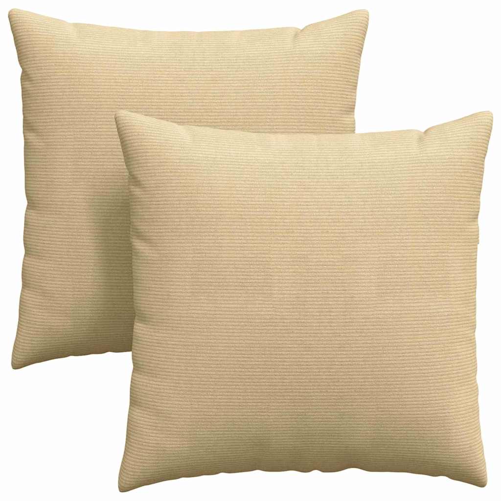 Sofapuder 2 pcs Grågrøn 60 x 60 cm Velourstof