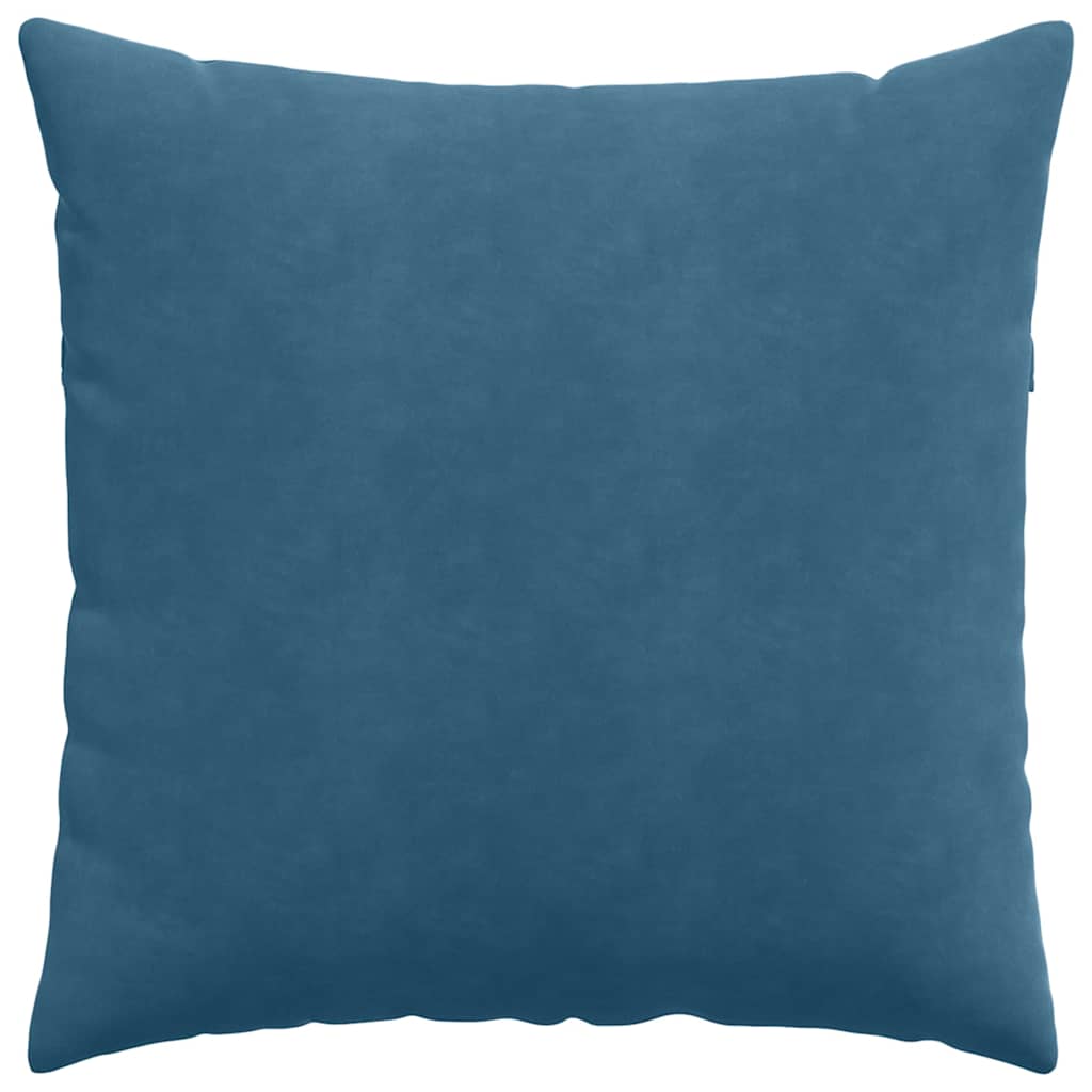 Sofapuder 2 pcs Blå 80 x 80 cm Velourstof
