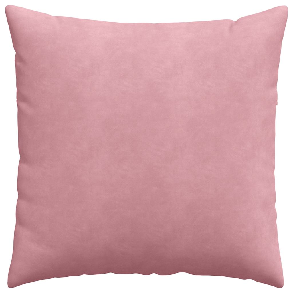 Sofapuder 2 pcs Lyserød 80 x 80 cm Velourstof