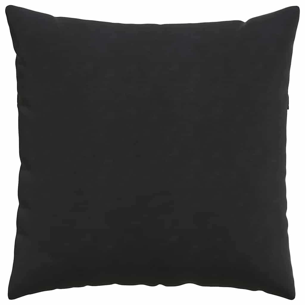 Sofapuder 2 pcs Sort 80 x 80 cm Velourstof