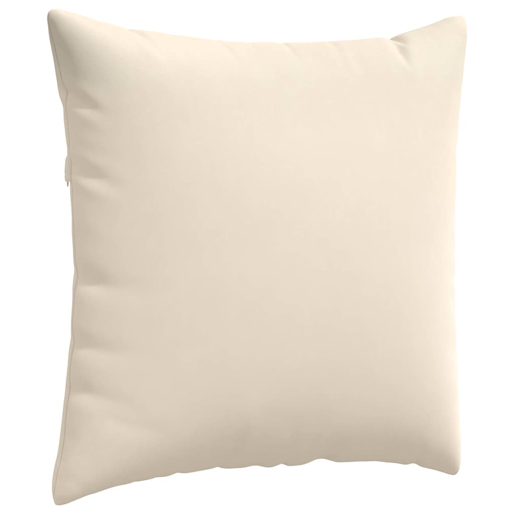 Sofapuder 2 stk. Stof Beige 80 x 80 cm