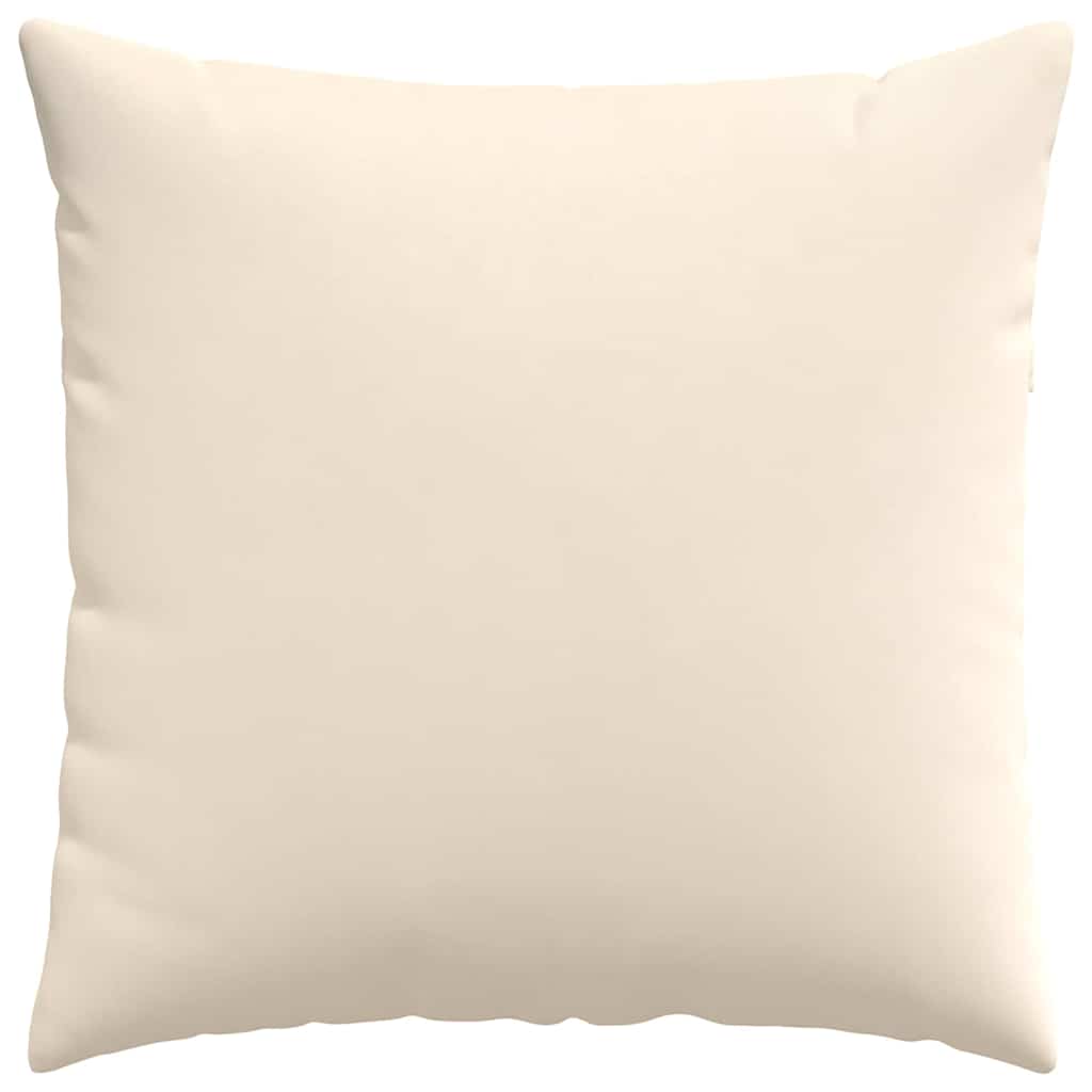 Sofapuder 2 stk. Stof Beige 80 x 80 cm