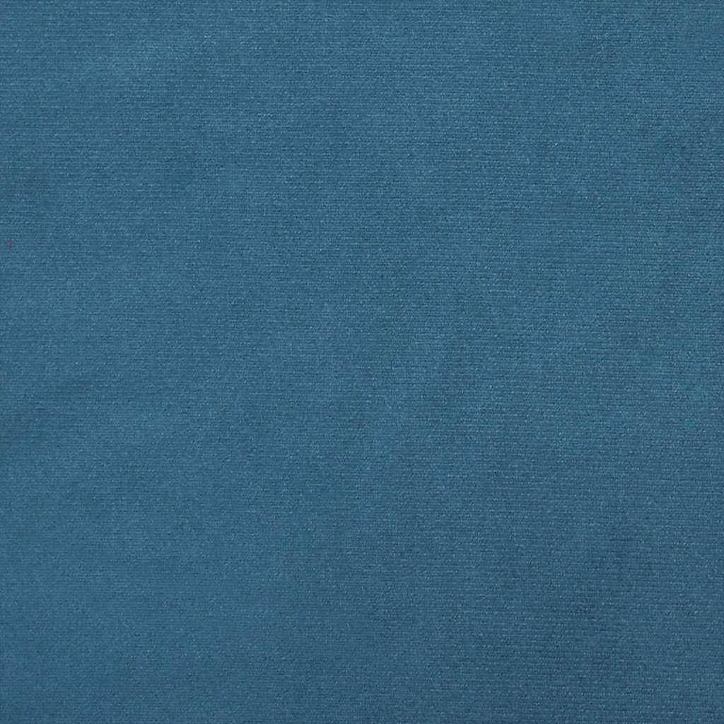 Sædepuder 2 stk. Fløjl Blå Ø30 x 13 cm