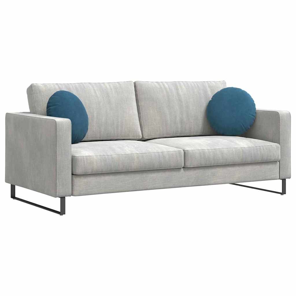 Sædepuder 2 pcs Blå Ø 40 x 13 cm Fløjl