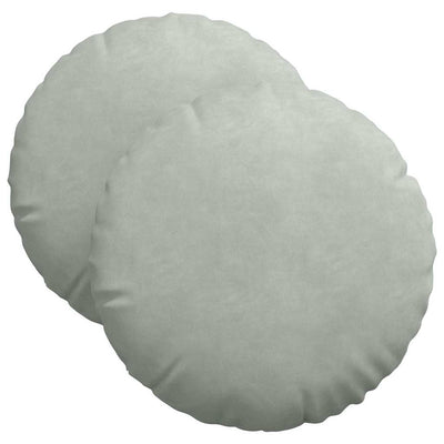Sædepuder 2 pcs Lysegrå Ø 40 x 13 cm Fløjl