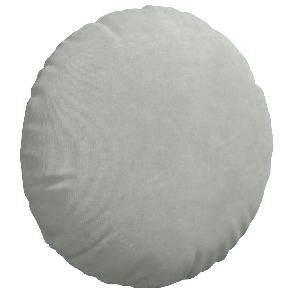 Sædepuder 2 pcs Lysegrå Ø 40 x 13 cm Fløjl