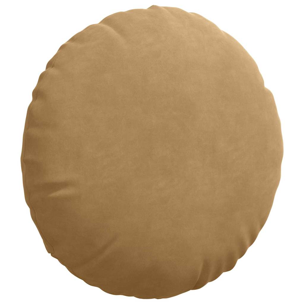Sædepuder 2 pcs Brun Ø 40 x 13 cm Fløjl