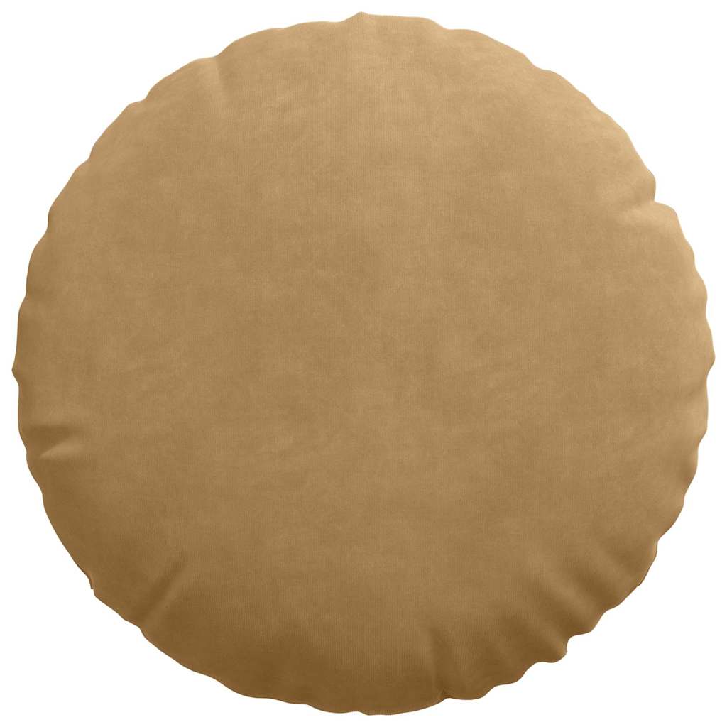 Sædepuder 2 pcs Brun Ø 40 x 13 cm Fløjl