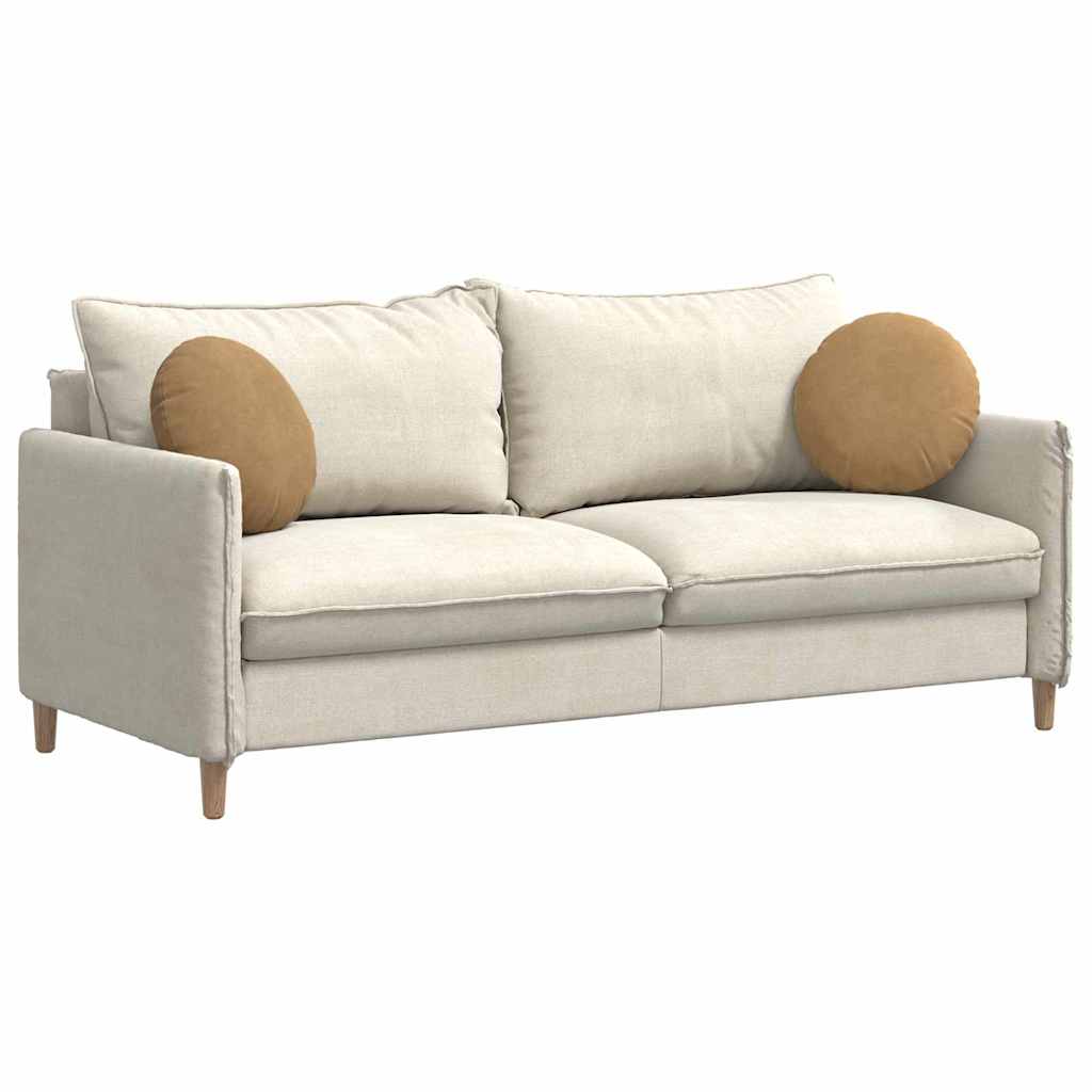 Sædepuder 2 pcs Brun Ø 40 x 13 cm Fløjl
