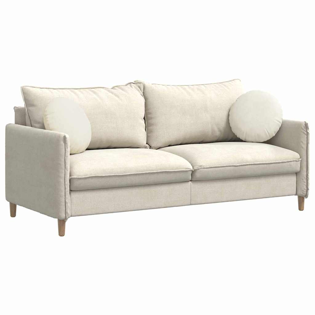 Sædepuder 2 pcs Creme Ø 40 x 13 cm Fløjl