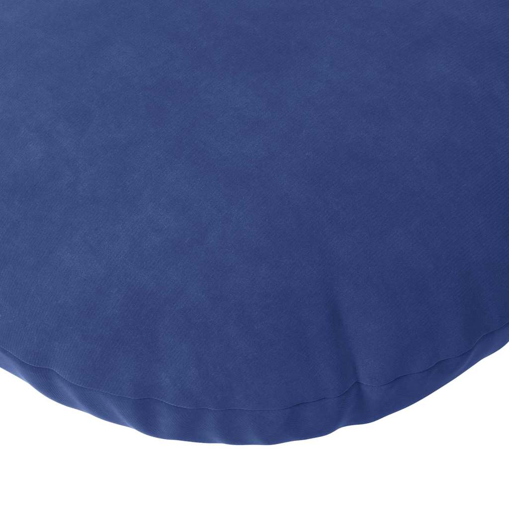 Sædepuder 2 pcs Politi blå Ø 40 x 13 cm Fløjl