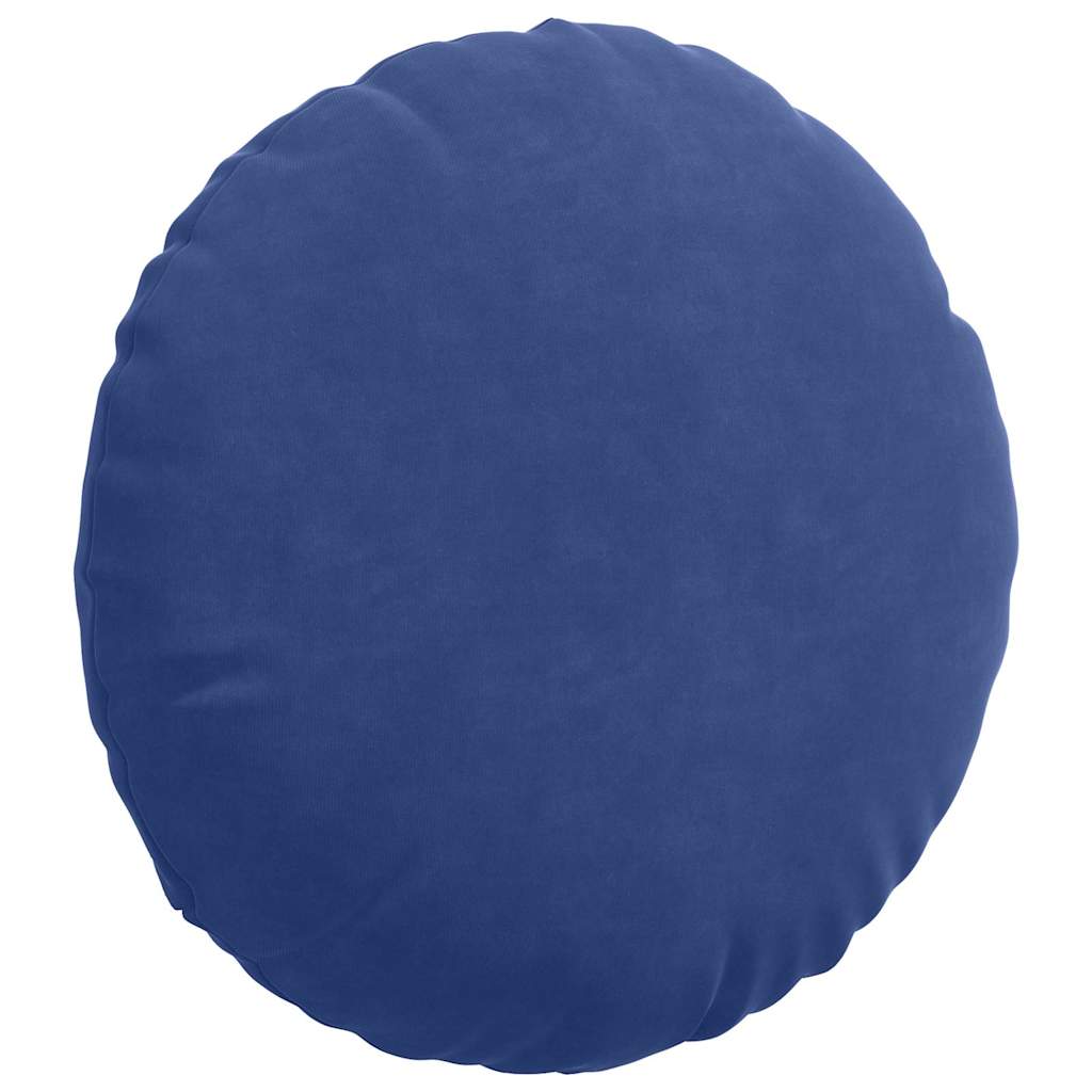Sædepuder 2 pcs Politi blå Ø 40 x 13 cm Fløjl