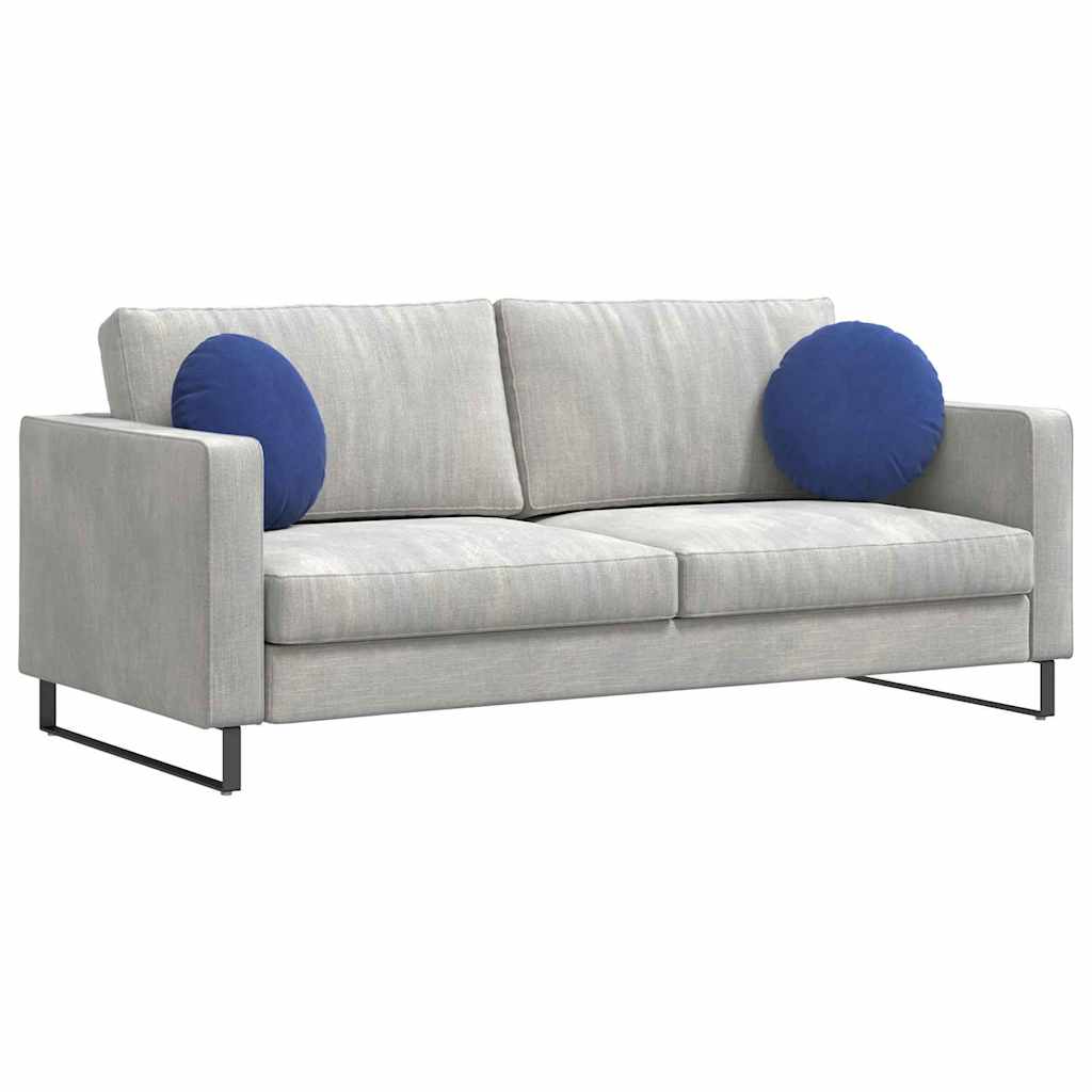 Sædepuder 2 pcs Politi blå Ø 40 x 13 cm Fløjl