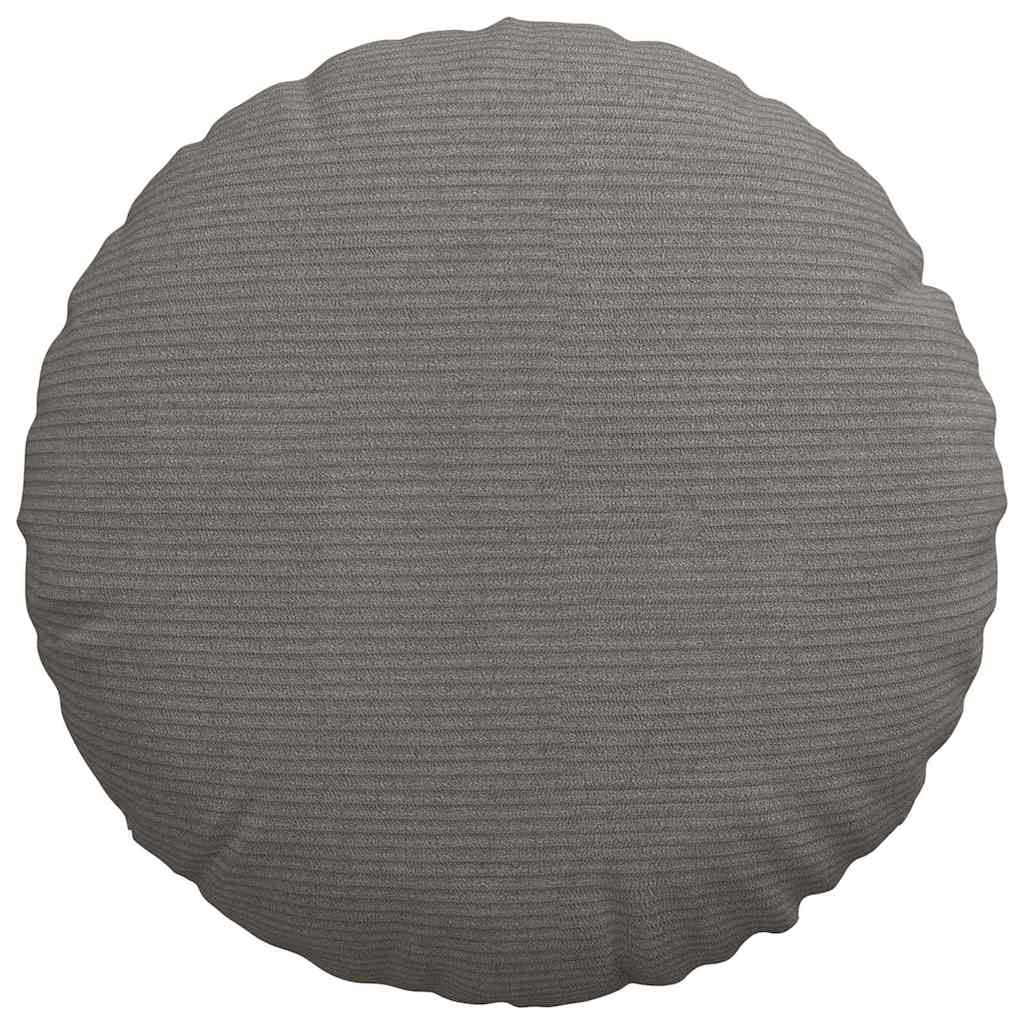 Sædepuder 2 stk. Velourstof Lysegrå Ø 40 cm