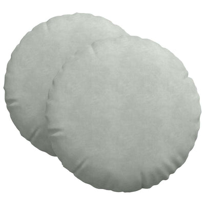 Sædepuder 2 pcs Lysegrå Ø 40 x 13 cm Fløjl
