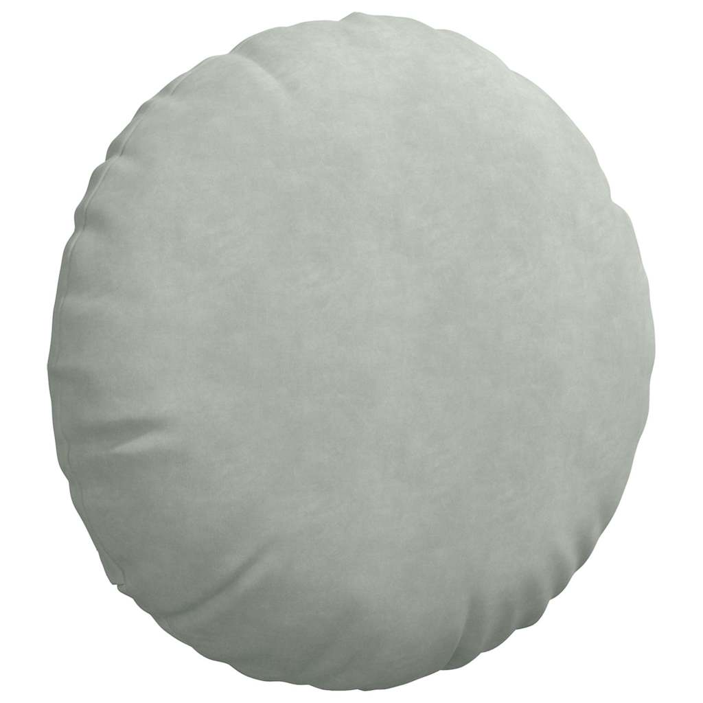 Sædepuder 2 pcs Lysegrå Ø 40 x 13 cm Fløjl