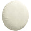 Sædepuder 2 stk. Fløjl Creme Ø 80 x 29 cm