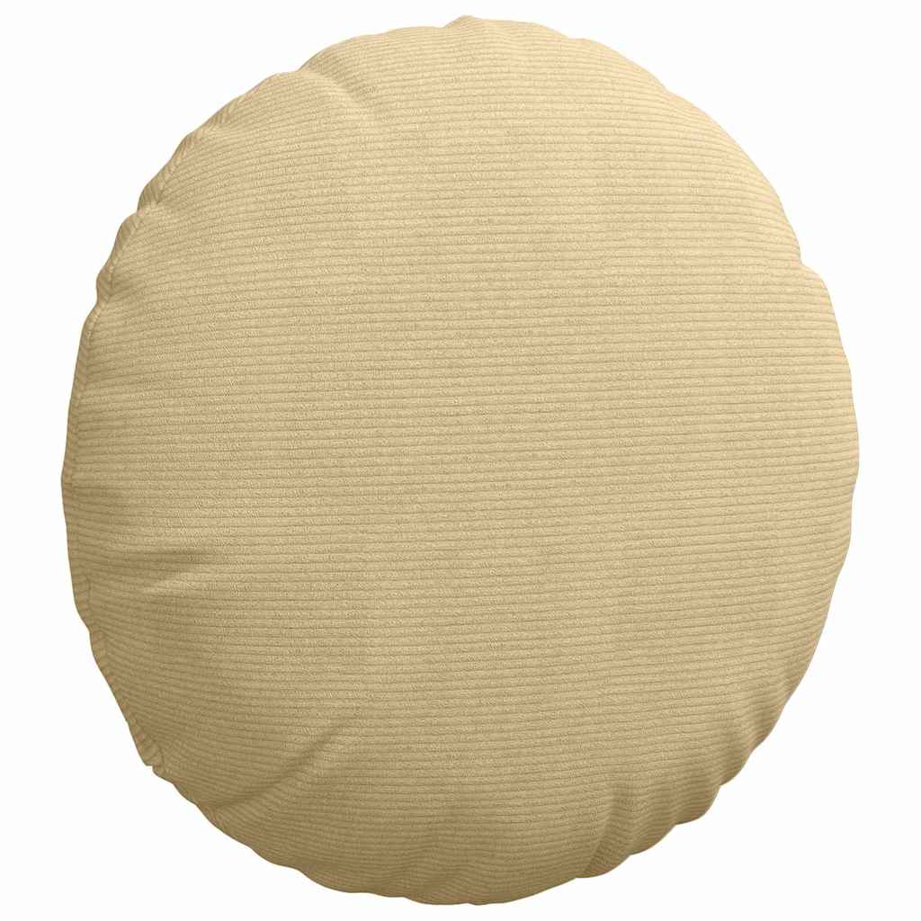 Sædepuder 2 stk. Velourstof Grågrøn Ø 80 cm