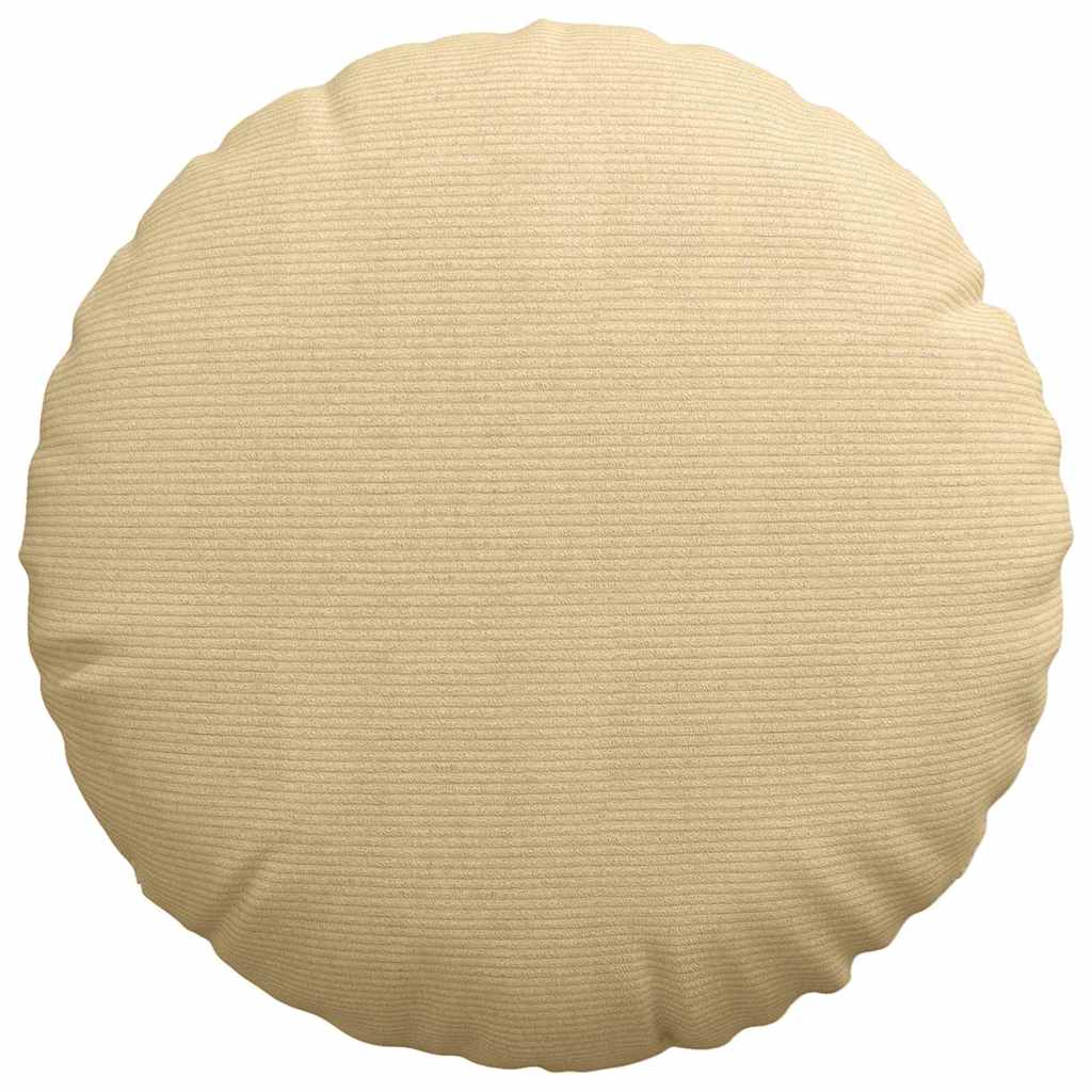 Sædepuder 2 stk. Velourstof Grågrøn Ø 80 cm
