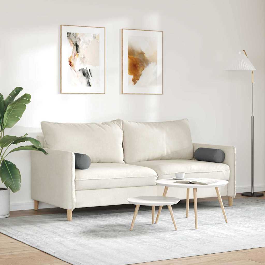 Bolsterpuder 2 stk. Stof Mørkegrå Ø 15 x 40 cm