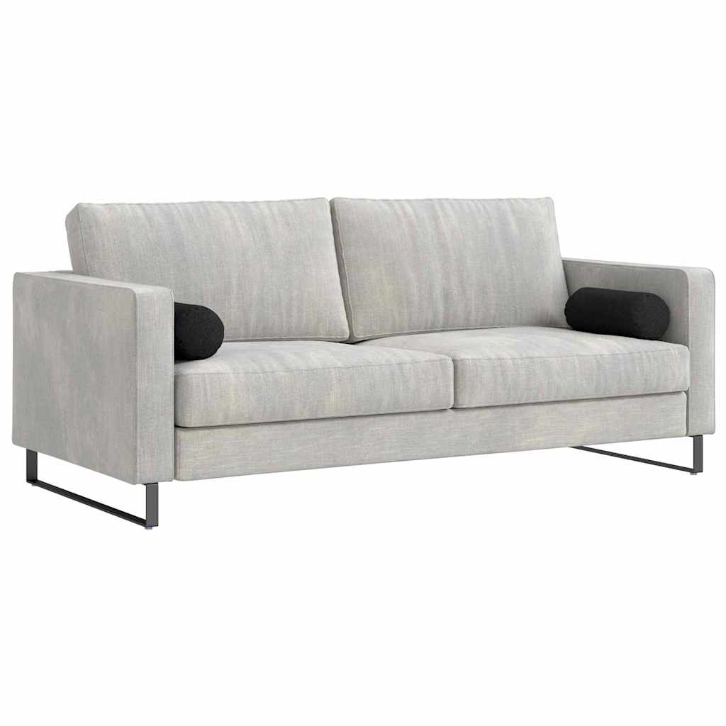 Bolsterpuder 2 stk. Stof Sort Ø 15 x 40 cm