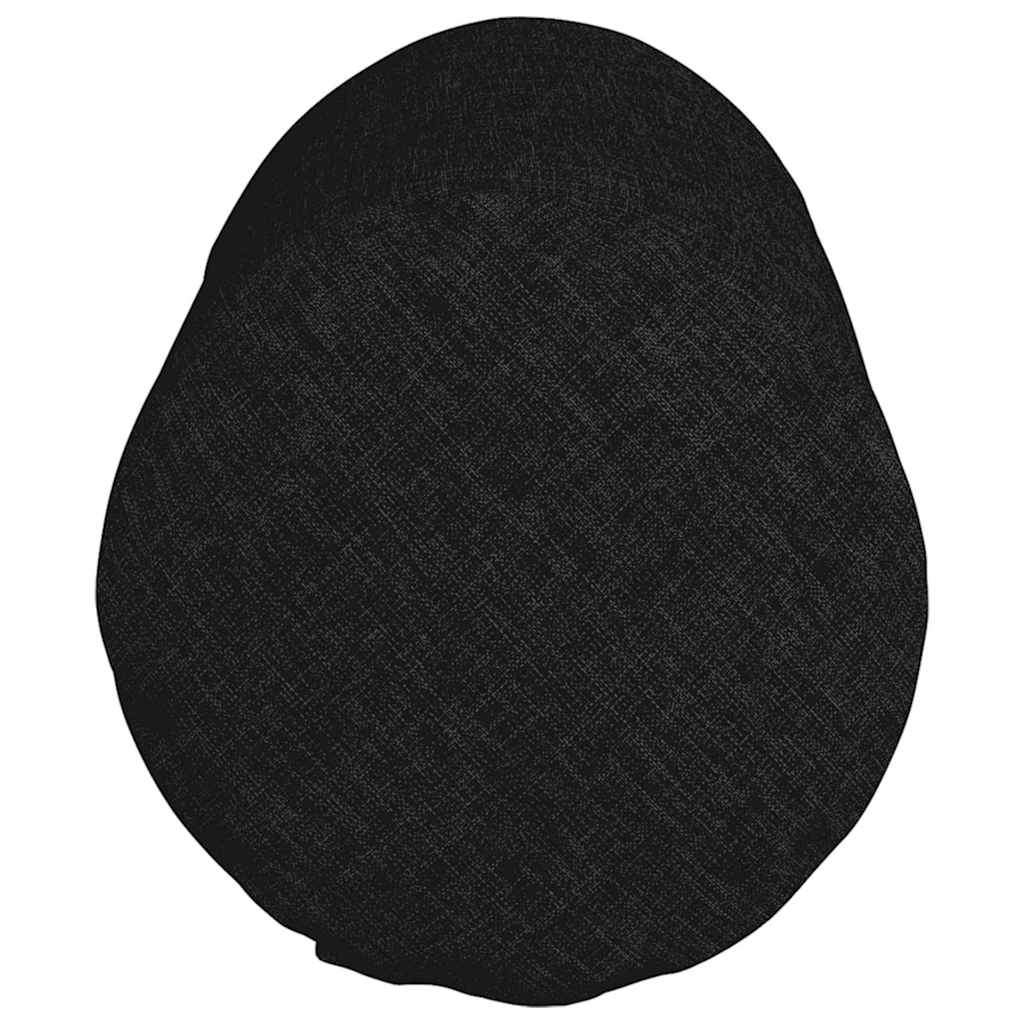 Bolsterpuder 2 stk. Stof Sort Ø 15 x 40 cm