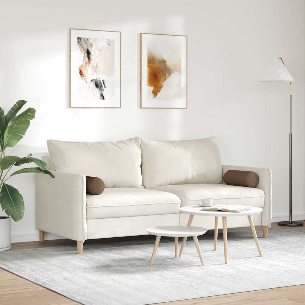 Bolsterpuder 2 stk. Stof Brun Ø 15 x 40 cm