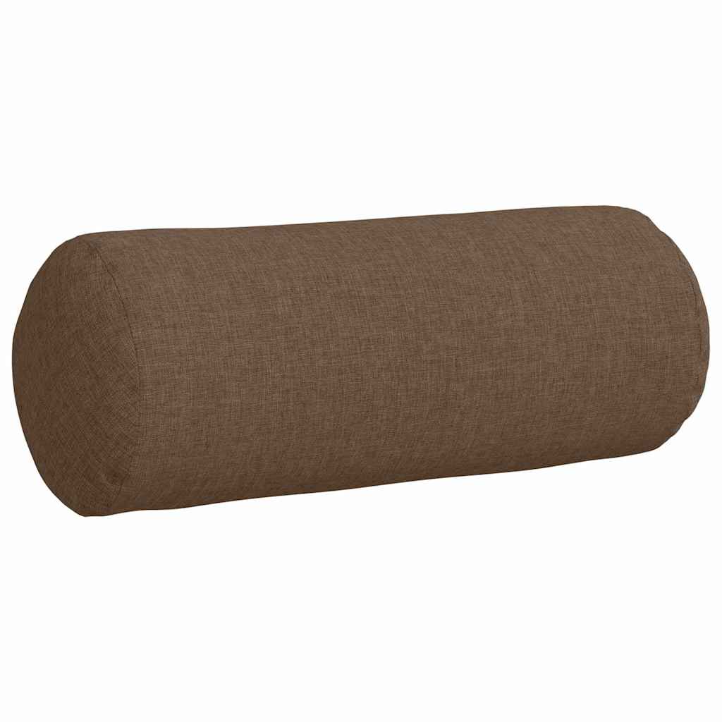 Bolsterpuder 2 stk. Stof Brun Ø 15 x 40 cm