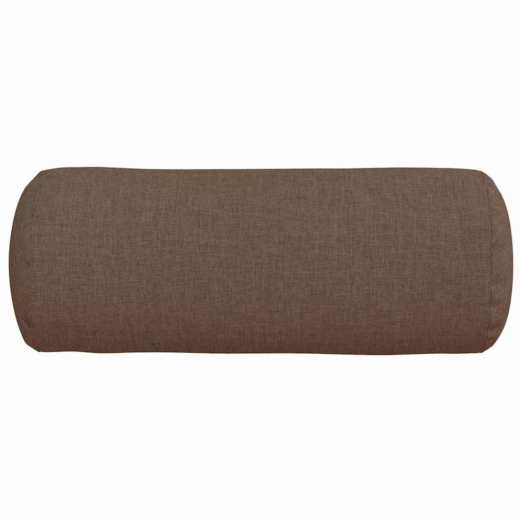 Bolsterpuder 2 stk. Stof Brun Ø 15 x 40 cm