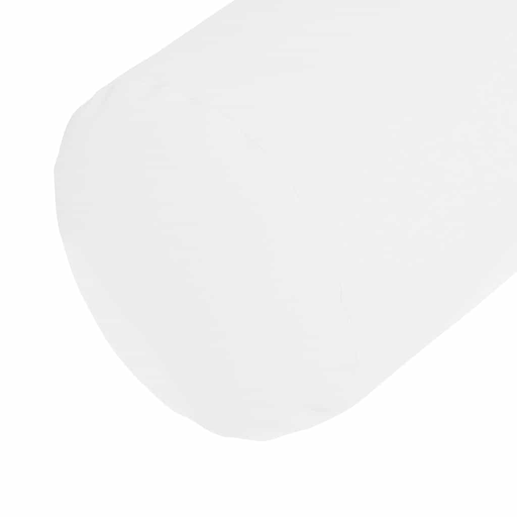 Bolsterpuder 2 stk. Stof Hvid Ø 15 x 40 cm