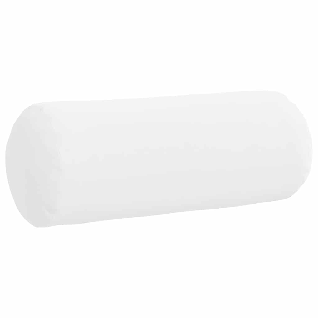 Bolsterpuder 2 stk. Stof Hvid Ø 15 x 40 cm