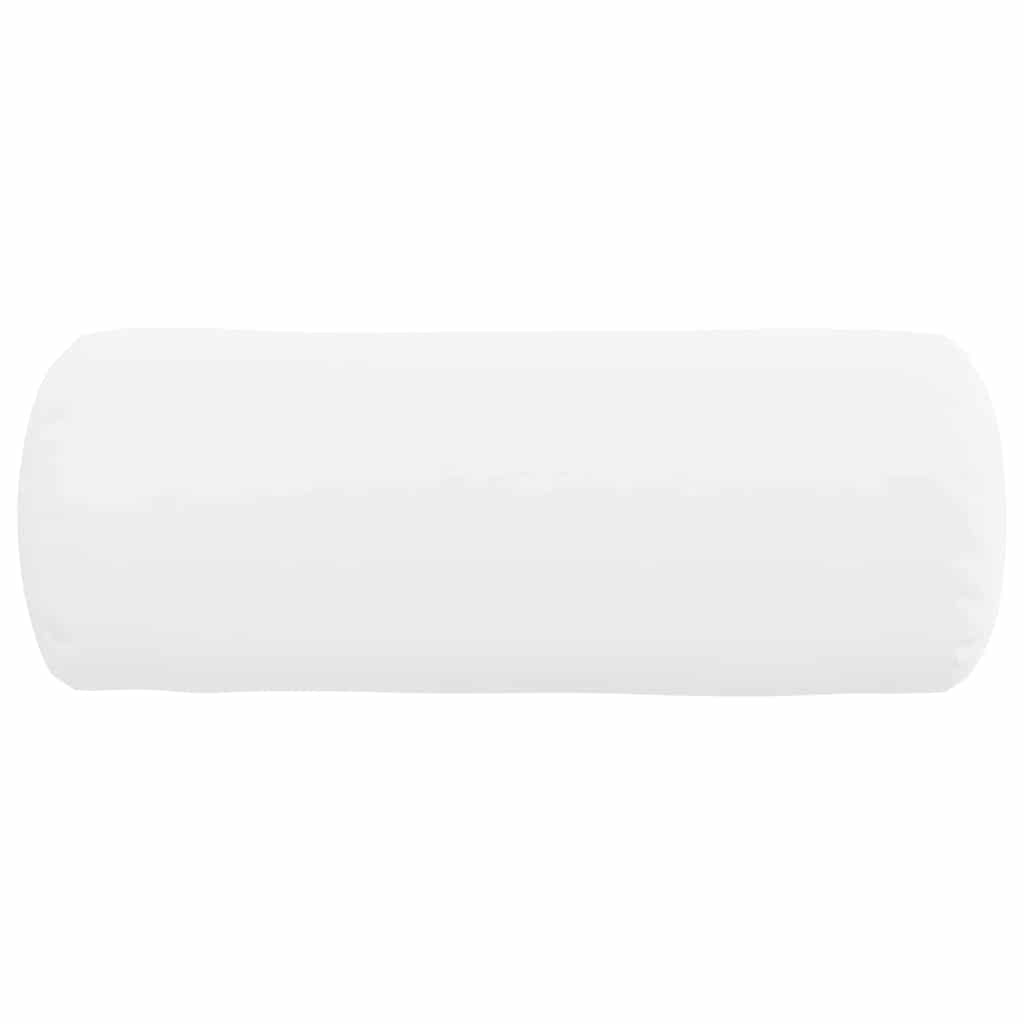 Bolsterpuder 2 stk. Stof Hvid Ø 15 x 40 cm
