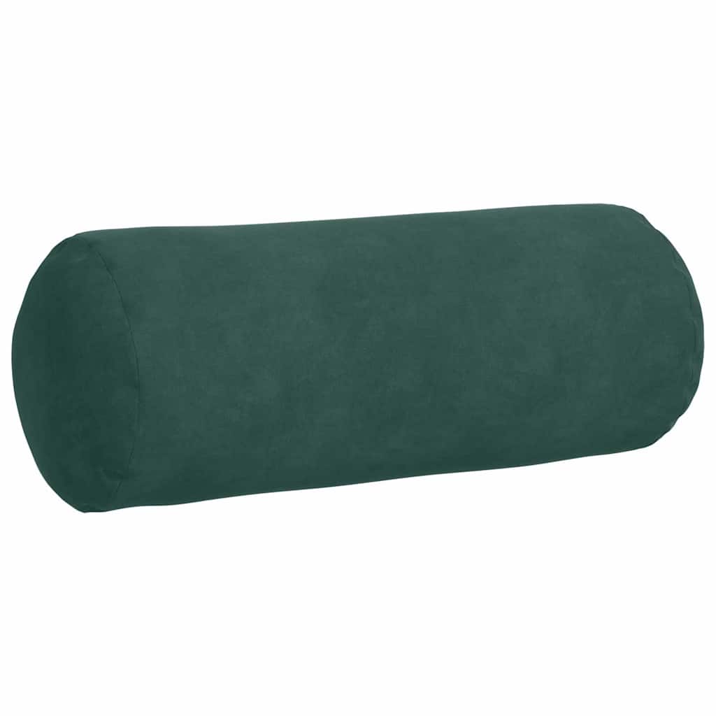 Bolsterpuder 2 pcs Mørkegrøn Ø 15 x 40 cm Velourstof