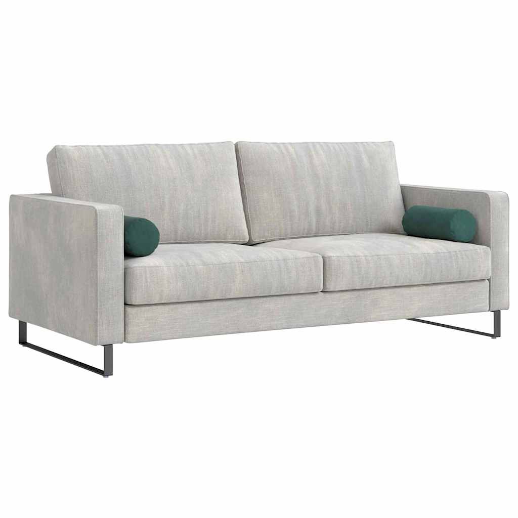 Bolsterpuder 2 pcs Mørkegrøn Ø 15 x 40 cm Velourstof